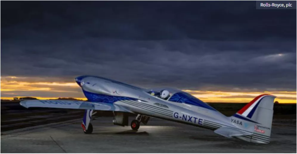 Rolls-Royce builds the world's fastest electric aircraft