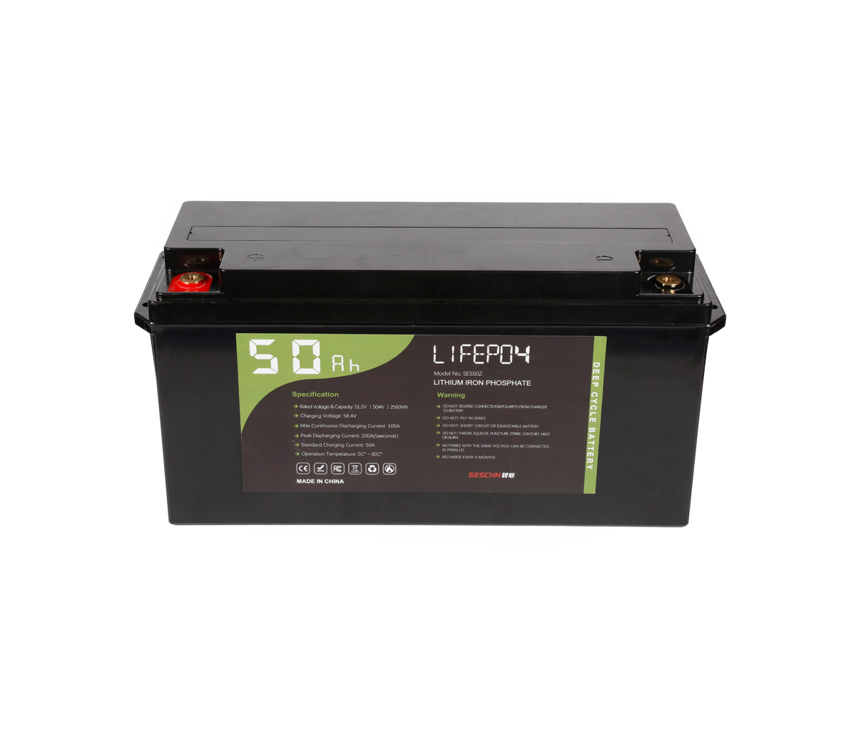 LFP48V50Ah (Software Inside) Deep Cycle & High Rate For Lead-Acid Replacement