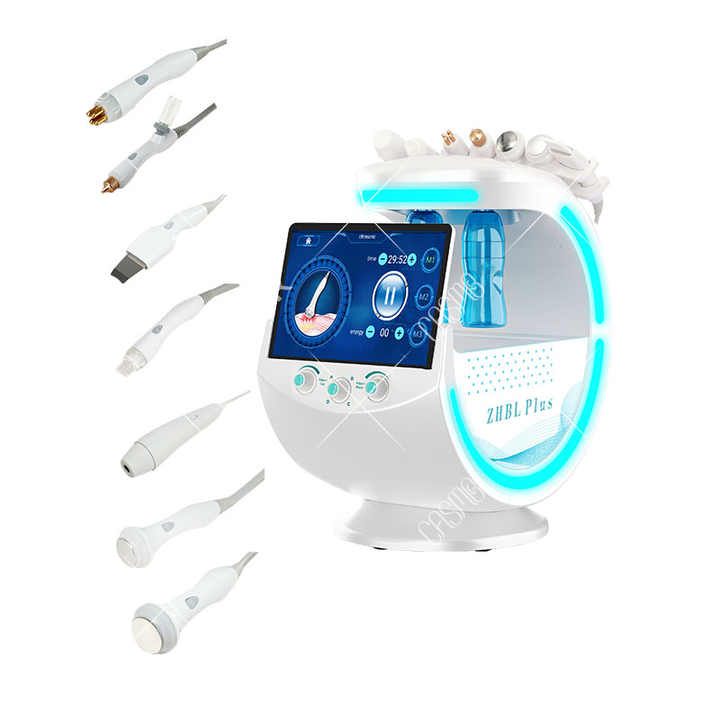 Skincare and beauty device 7-in-1 Hydro Facial Machine with skin analysis Beauty machine