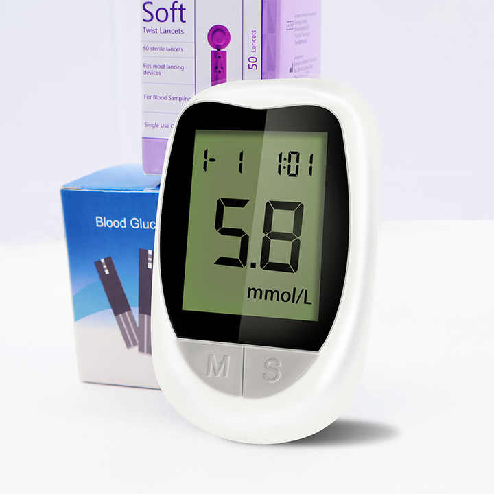 Medical Home Blood Glucose Monitor Measures High Blood Sugar for Hospital Blood Glucose Meter Set