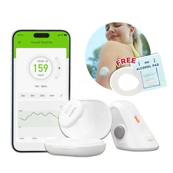 YUWELL CT3 Medical Non Invasive Blood Glucose Constant Monitor Meter Kit CGM Continuous Glucose Moni